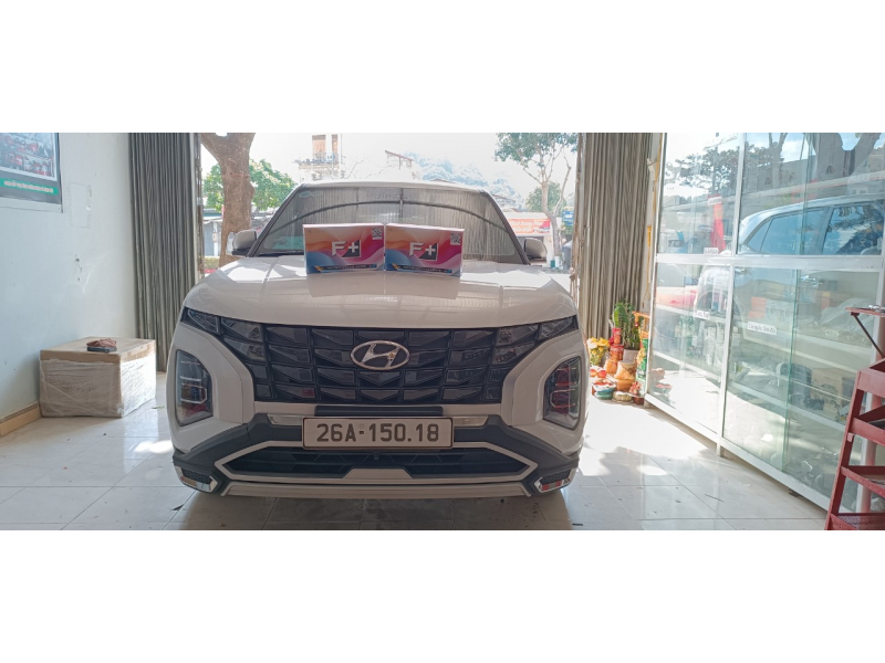 Độ đèn nâng cấp ánh sáng  Hyundai Creta